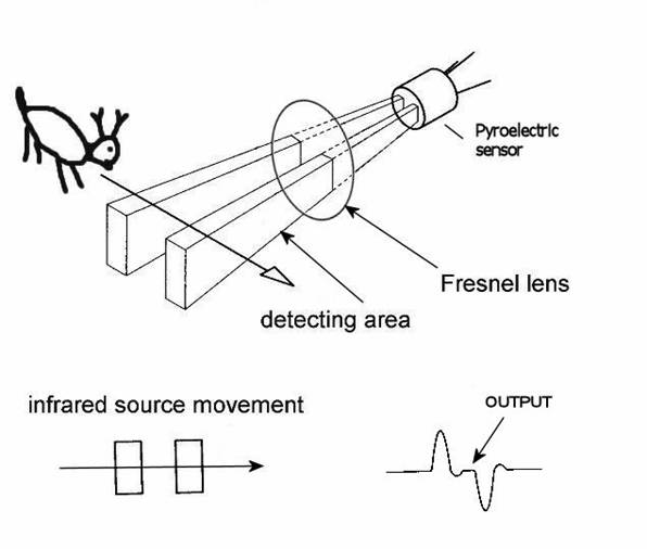 熱釋電紅外探測器原理圖
